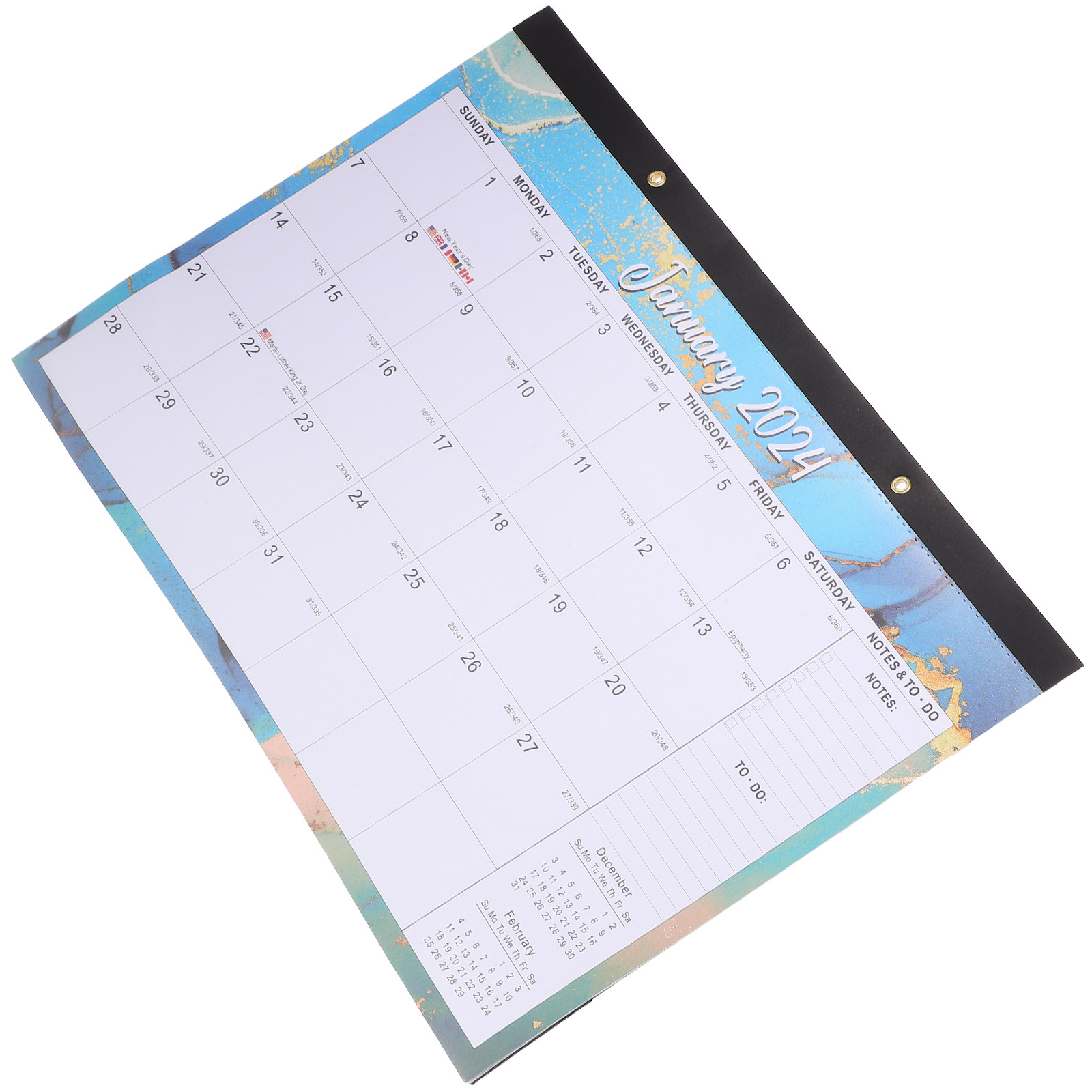 English Home Office - Wall Calendar 2024 Note Hanging Monthly