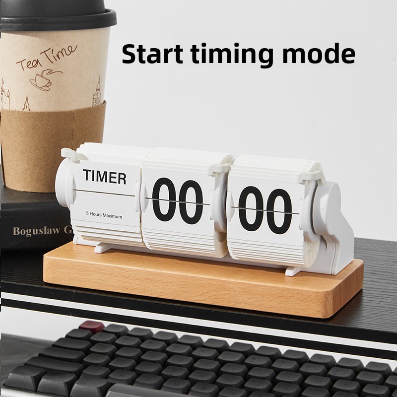 Vintage Wooden Desk Clock 3-Pa - огляд і ціна Home Office Minimalist