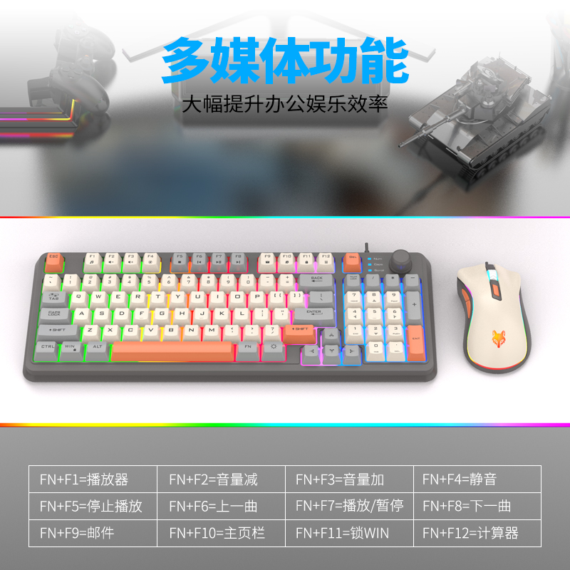 K820 USB Wired Gaming Keyboard - огляд і ціна English Home Office