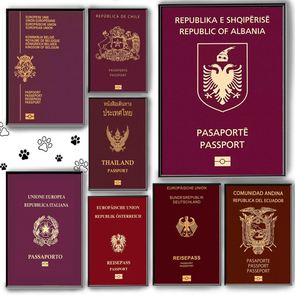 Red-background Passports Poste - огляд і ціна Home Office Passport