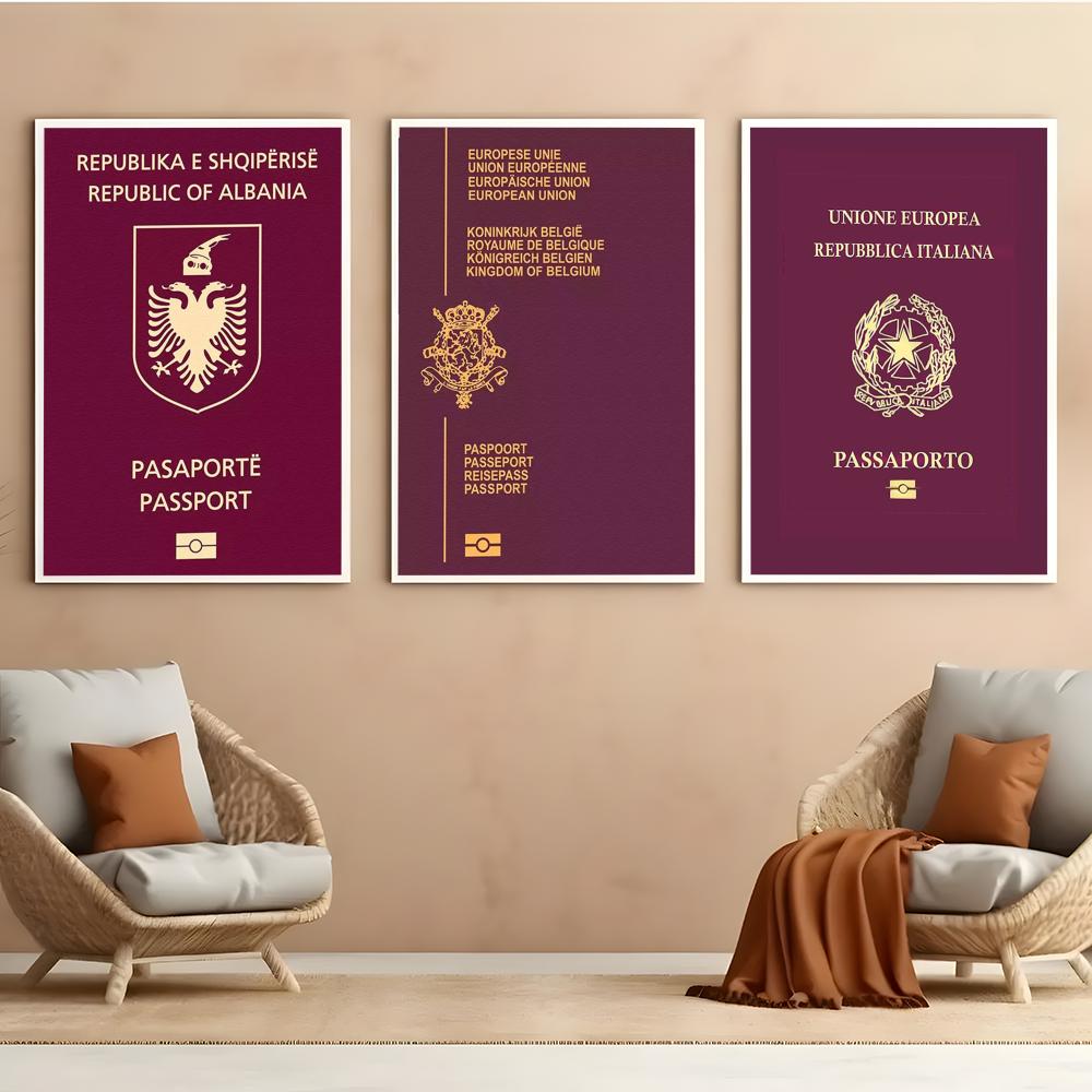 Red-background Passports Poste - огляд і ціна Home Office Passport
