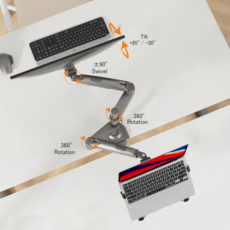 Dual Arm 2 in 1 Combo Laptop M - огляд і ціна Monitor Arm Dual