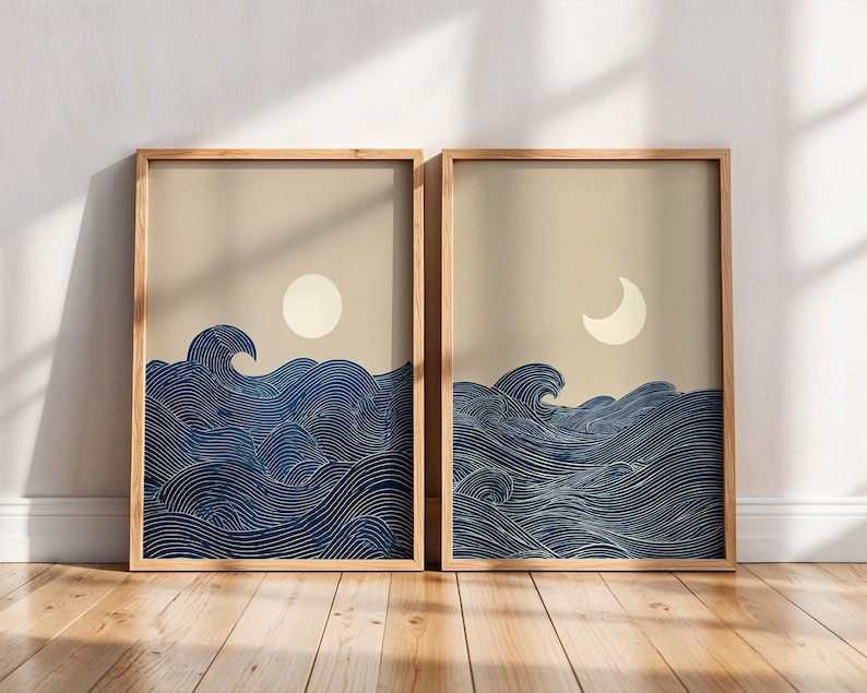 2pcs Japandi Minimalist Moon C - огляд і ціна Home Office Minimalist