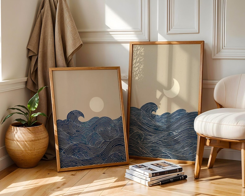 2pcs Japandi Minimalist Moon C - огляд і ціна Home Office Minimalist