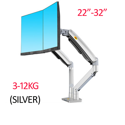 NB F195A Aluminum Gas Spring A - огляд і ціна Monitor Arm Dual