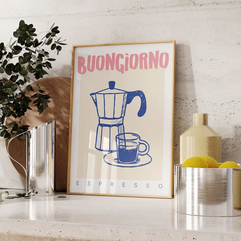 Modern Coffee Espresso Wall Ar - огляд і ціна Home Office Kitchen