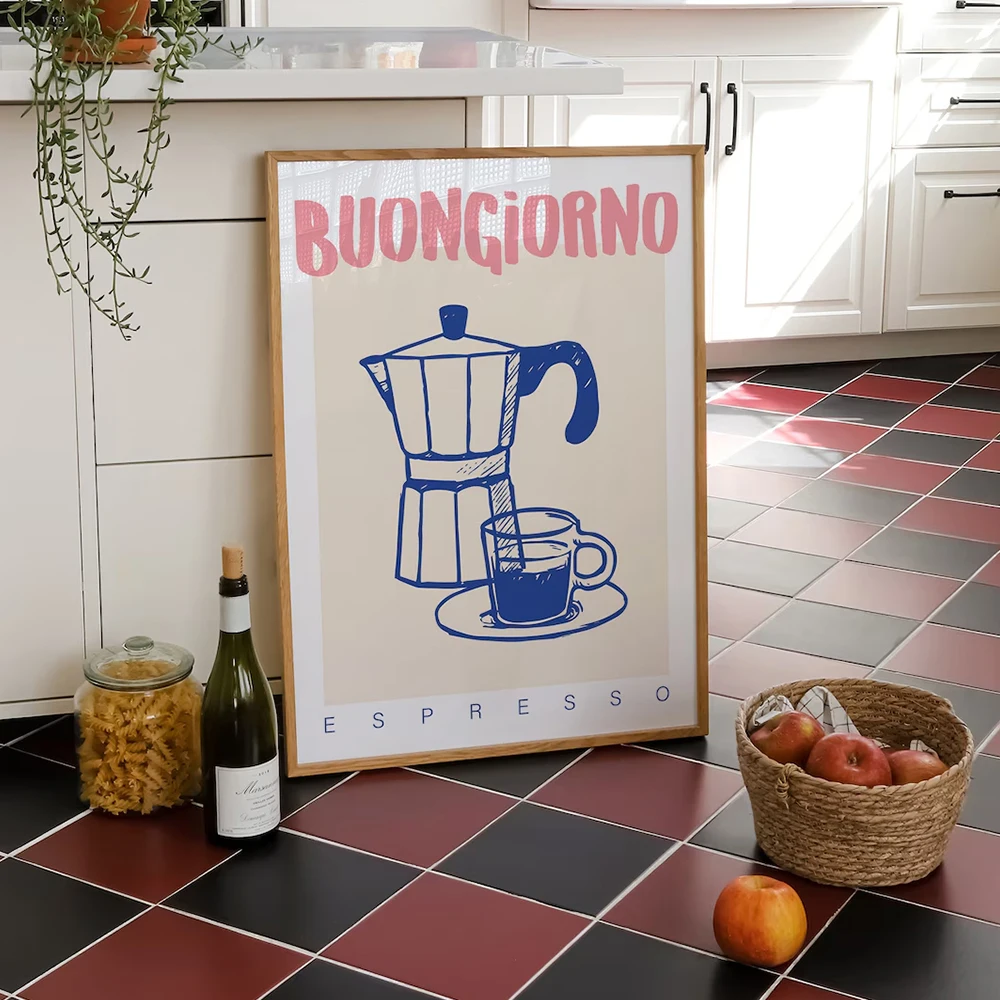 Modern Coffee Espresso Wall Ar - огляд і ціна Home Office Kitchen
