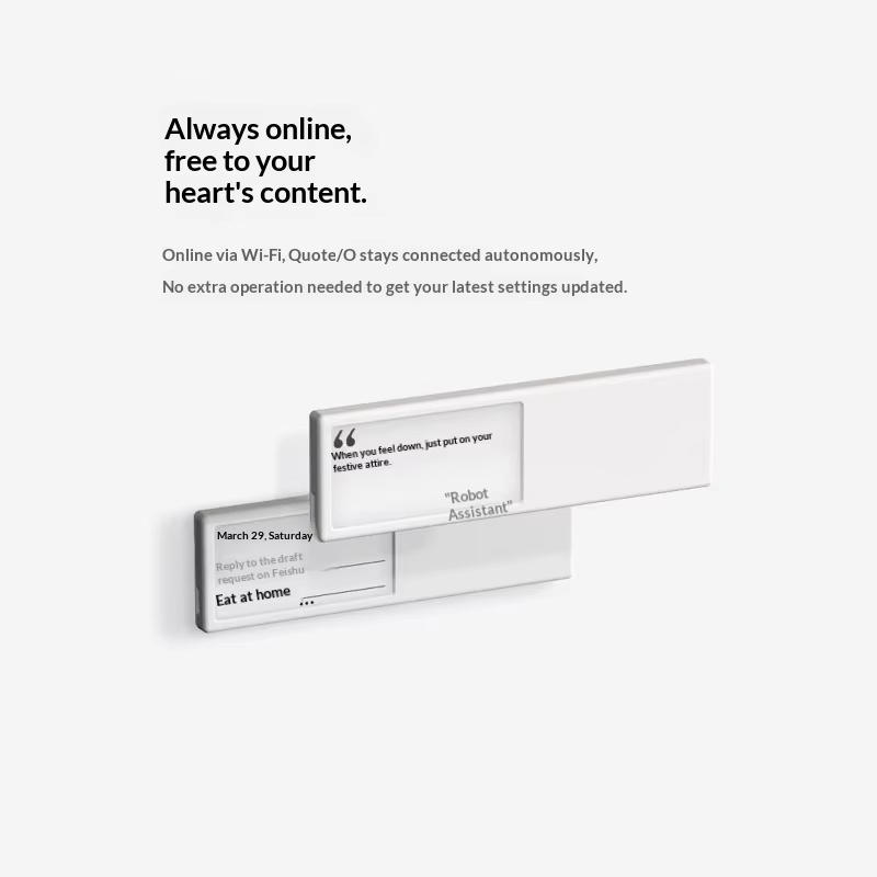 Quote O Smart Wifi E Ink Displ - огляд і ціна English Home Office