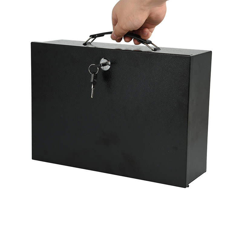 Locked iron box Cash box Docum - огляд і ціна Home Office Passport