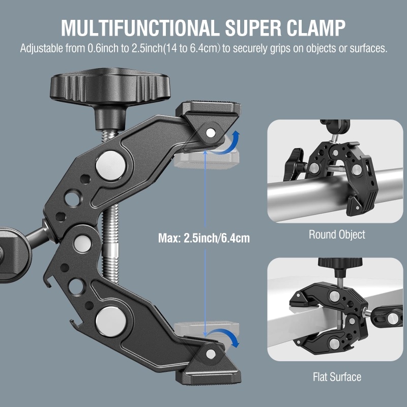 Universal Aluminum Super Clamp - огляд і ціна Monitor Arm Dual