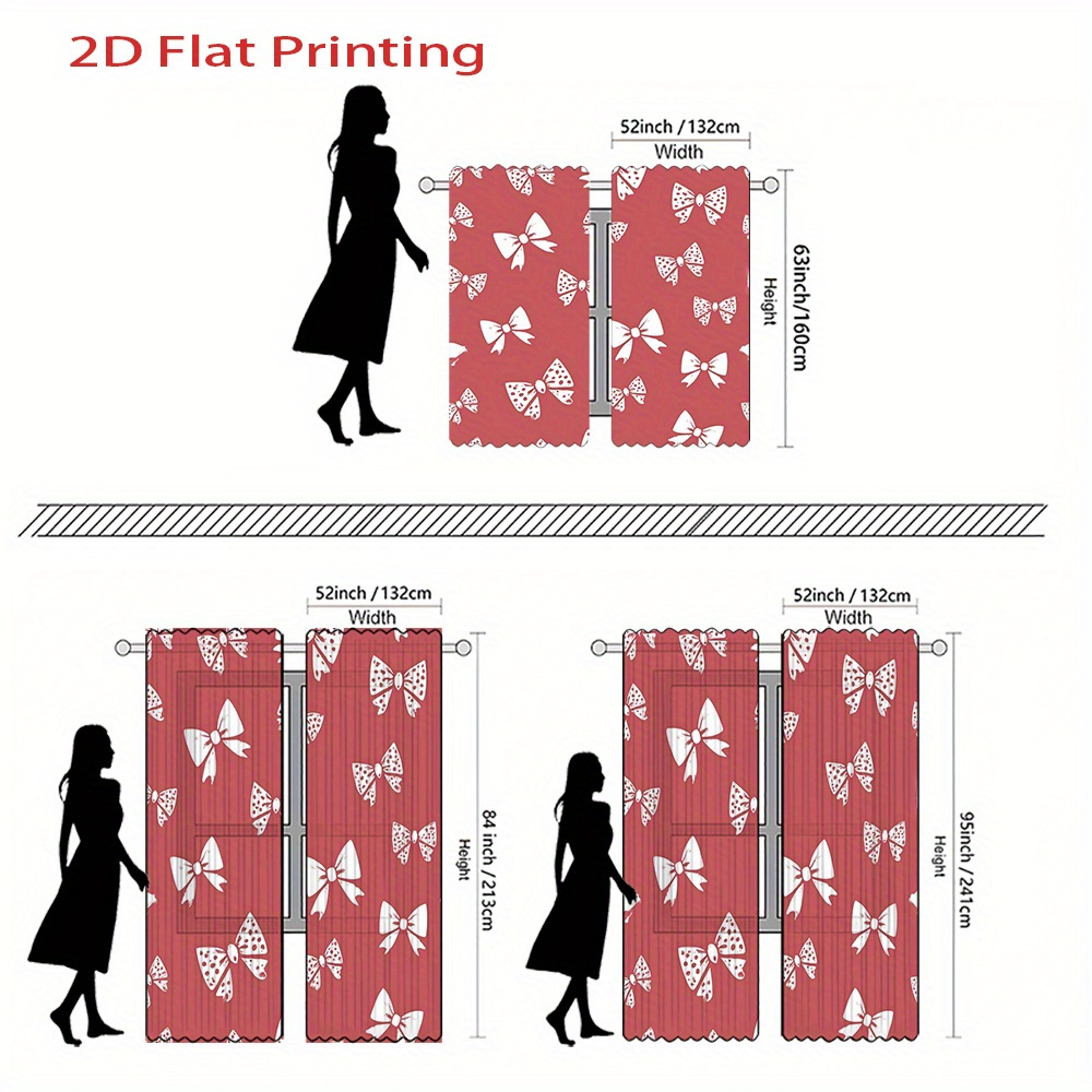2pcs, 2D Flat Printing Curtain - огляд і ціна Home Office Of Amazon