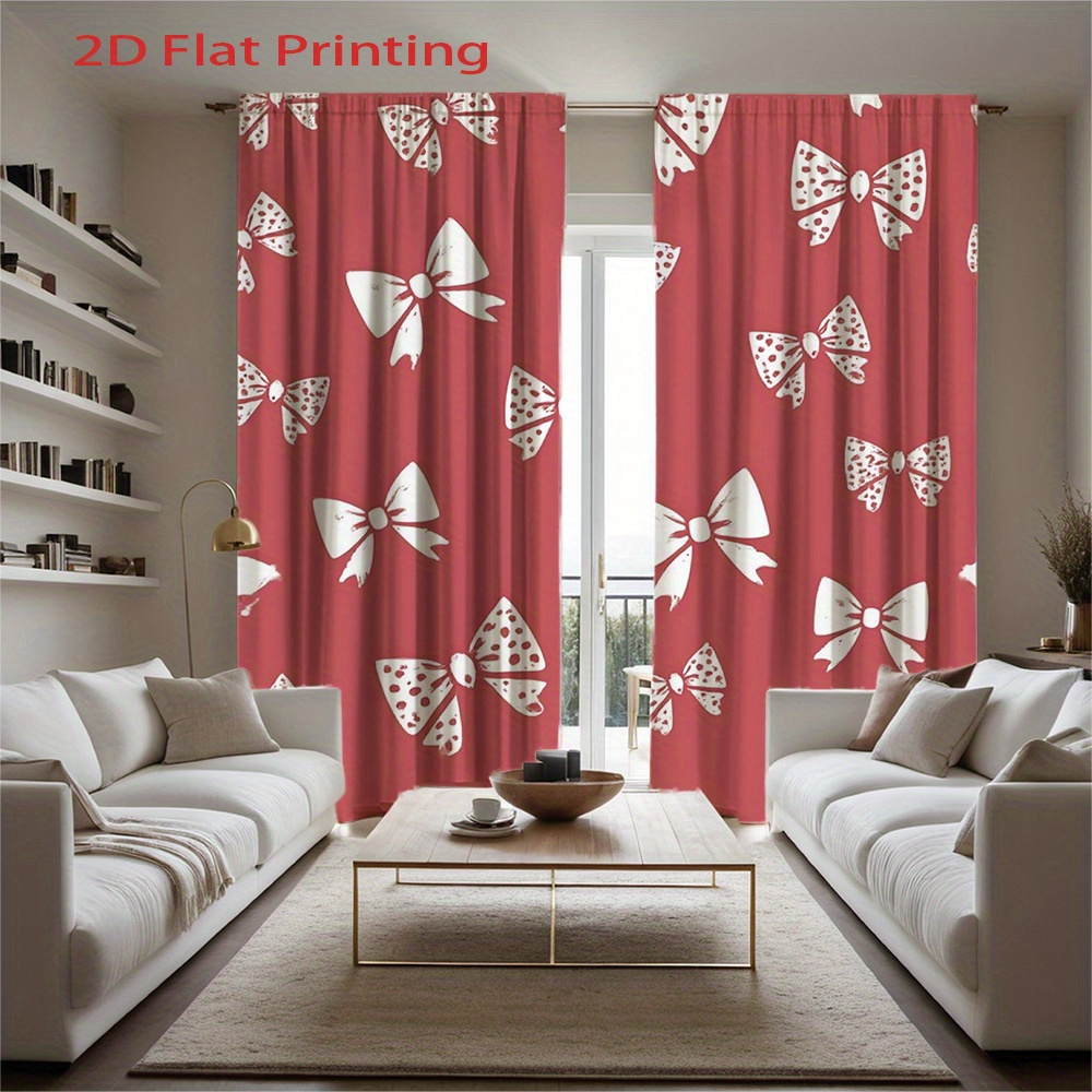 2pcs, 2D Flat Printing Curtain - огляд і ціна Home Office Of Amazon