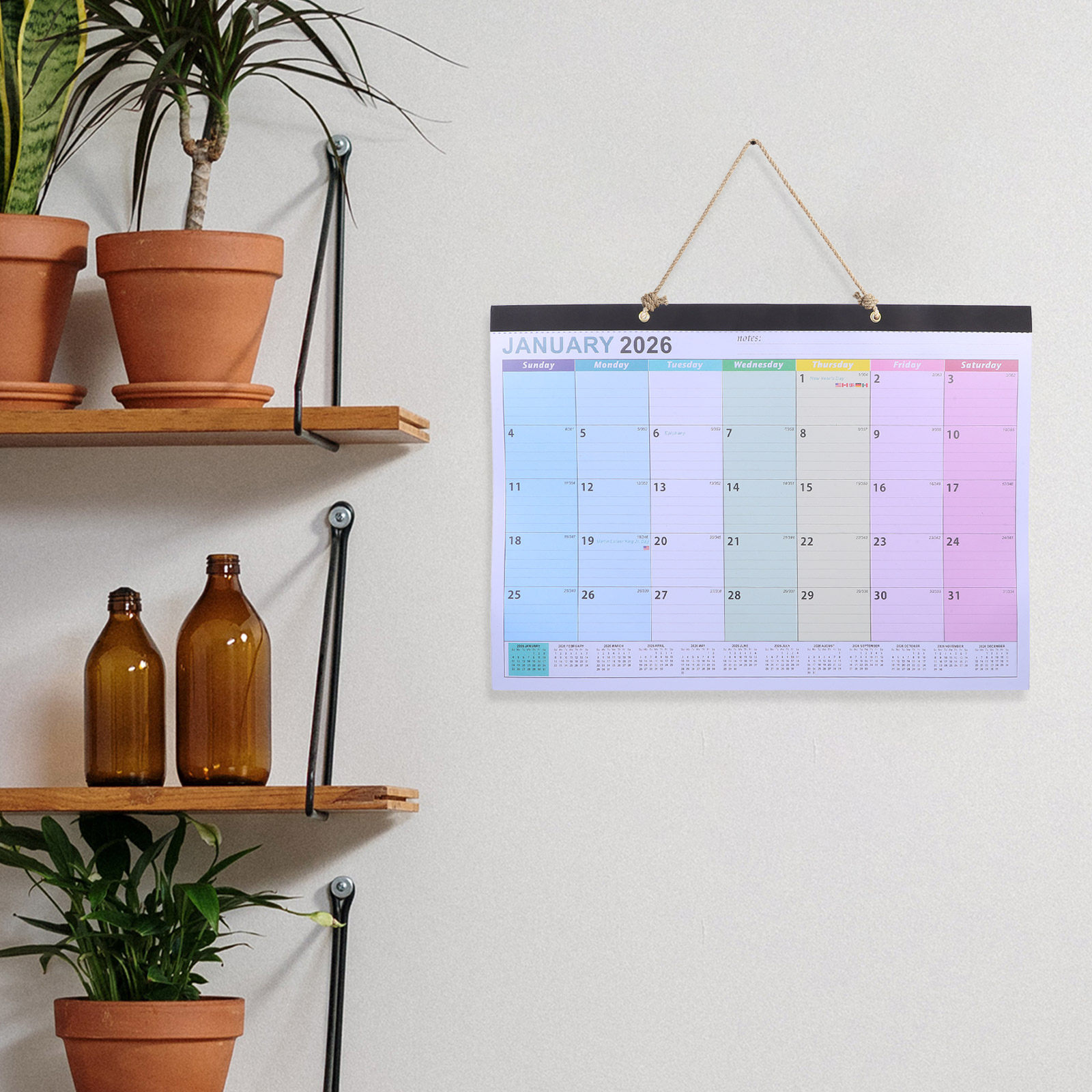 Wall Calendar 2026 18-Month Ha - огляд і ціна English Home Office