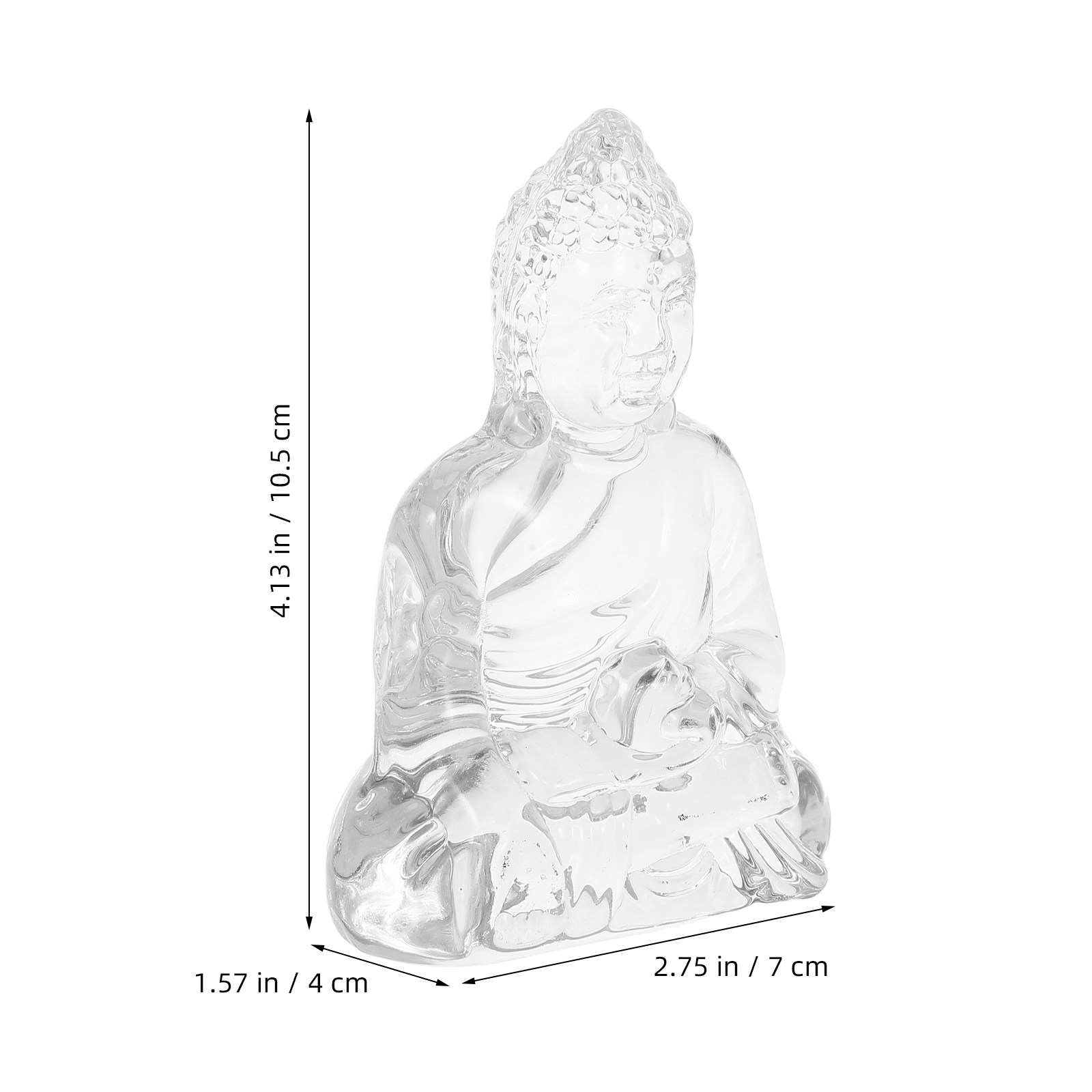 Minimalist Crystal Buddha Stat - огляд і ціна Home Office Minimalist