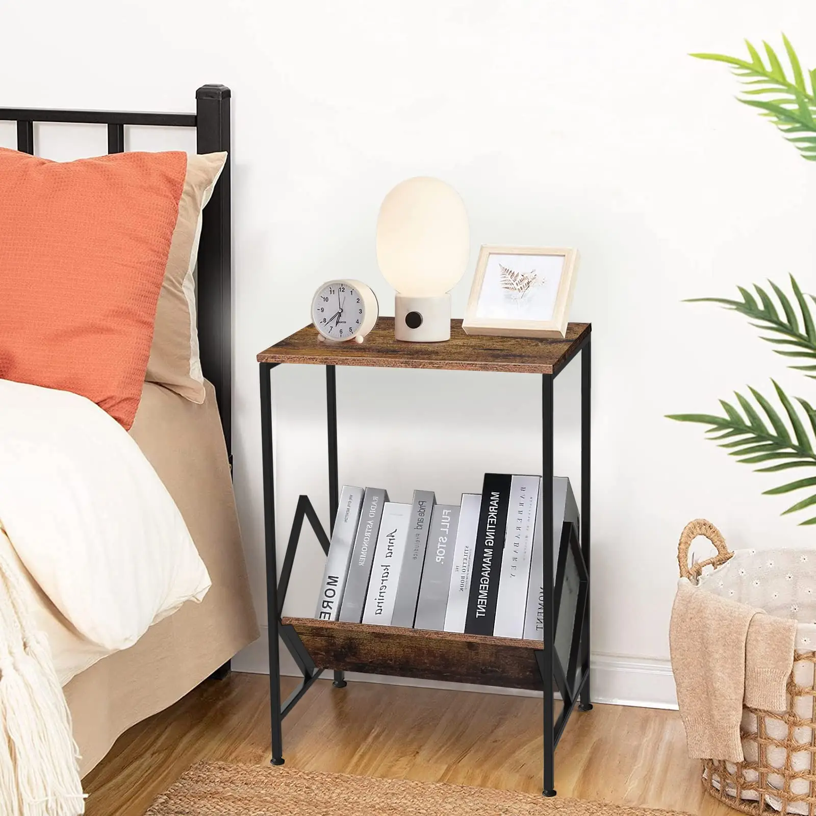 'Table Nightstand Up to 80 Alb - огляд і ціна Home Office Of Amazon