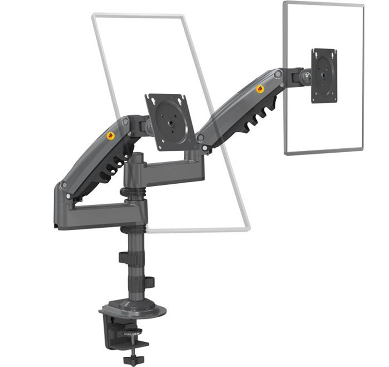 NB New H180 Full Motion 17'-27 - огляд і ціна Monitor Arm Dual