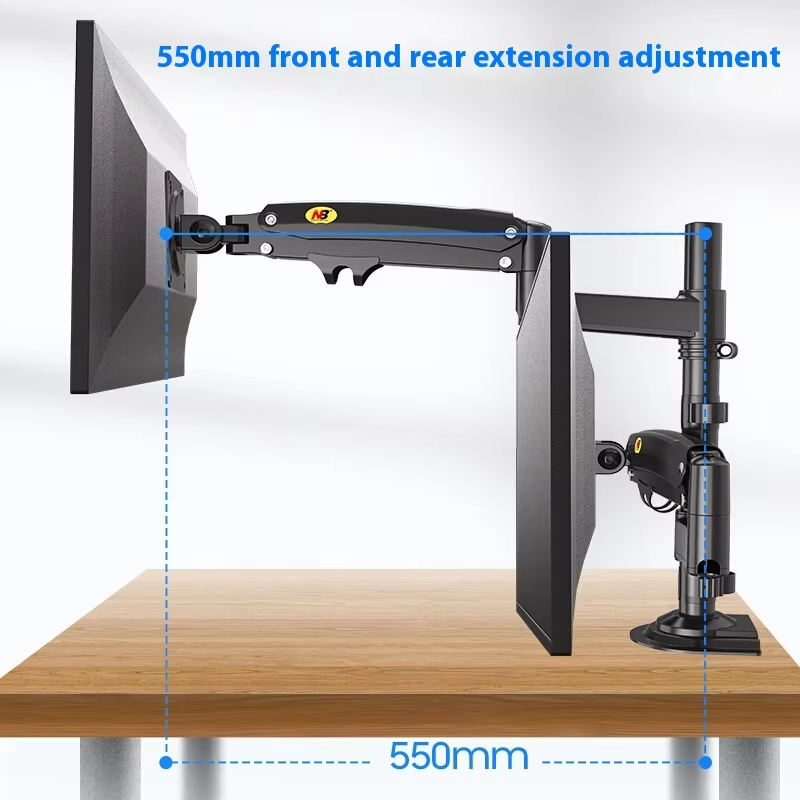 Aluminum Alloy Black Dual Colu - огляд і ціна Monitor Arm Dual