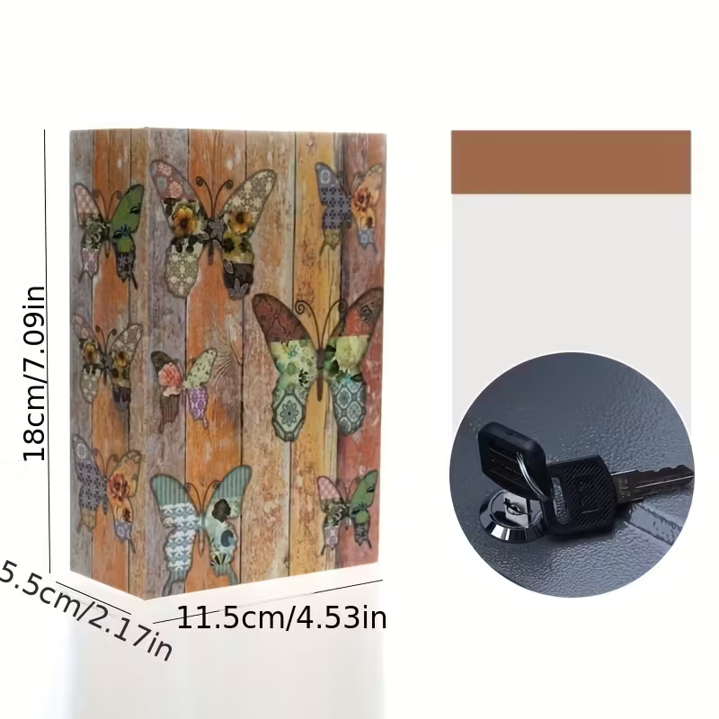 1 Piece, Book Safe with Key Lo - огляд і ціна Home Office Passport