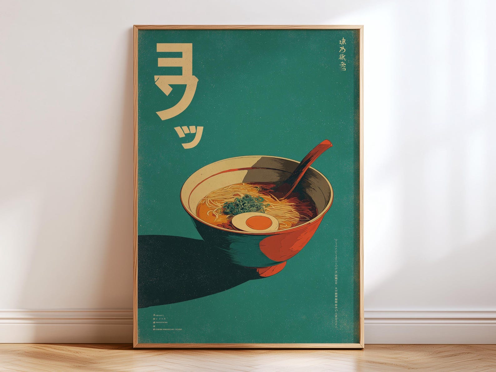 Retro Japanese Ramen Canvas Ar - огляд і ціна Home Office Minimalist