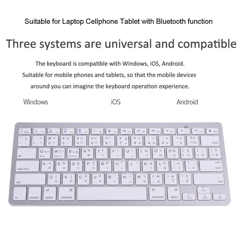 78-key Thai Wireless Keyboard  - огляд і ціна English Home Office