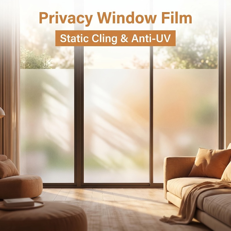 Pure White Frosted Privacy Win - огляд і ціна Home Office Kitchen
